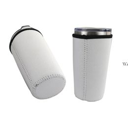 NEWDrinkware Handle Sublimation Blanks Reusable Iced Coffee Cup Sleeve Neoprene Insulated Sleeves Mugs Cover Bags Holder Handles CCB9290