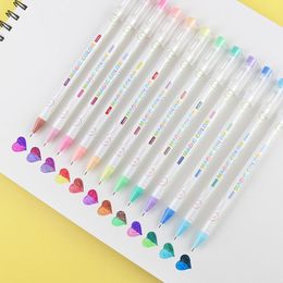 Gel Pens Friction Colour Neutral Pen Heat Sensitive Writing School Supplies 12 Piece Suit 0.5mm Candy 24