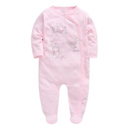 born baby girl clothes infants pajamas overalls jumpsuits bebes climb clothing cotton toddler sleep wear bodysuit 220106