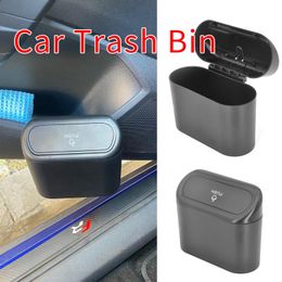 Other Interior Accessories Car Trash Bin Hanging Vehicle Garbage Dust Case Storage Box Pressing Type Can Auto Organizer Holder