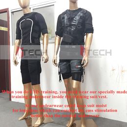 Miha Bodytec EMS Training Suit Underwear Men Electrode Muscle Stimulator EMS Xbodi Suit Jumping Suits Sexy Sport Underwear Feat