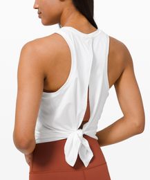 Abbigliamento da donna tops maglietta per tees abiti da yoga tutti legati giubbotti sportivi da donna beauty back fitness jogging sciolte e comode