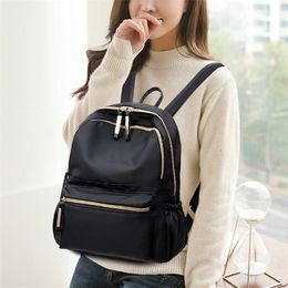 Korean Version 2021 New Backpack Female Fashion Trend Large Capacity Leisure Travel Backpack College Student School Bag X0529