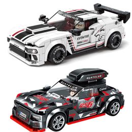 New Creator Speed Champions Racing R56 Pull Back Car MOC Building Blocks Set Supercar Vehicle Bricks Classic Model Kit Kids Toys Q0624