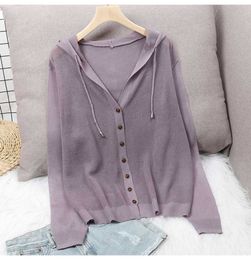 BoozRey 2021 Women Cardigan Sweater Y2k Tops Casual Sweater Jacket Chic Tops Korean Fashion Summer Sweaters Cardigans Jersey Y0825