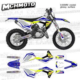 Motorcycle Stickers MCHMFG Decal For Sherco SE SEF SER 125 250 300 450 2021 Fairing Sticker Graphics