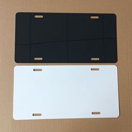 12x6" Sublimation Blank Metal Car License Plate Heat Transfer Printing DIY DH6792