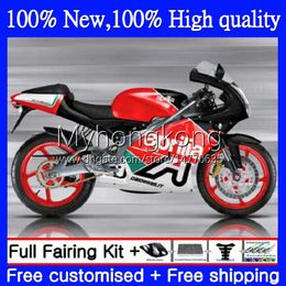 Body For Aprilia RSV125RR Red white black RS125 R RSV 125 RS 125 RR 125RR 99 00 01 02 03 04 05 7No.38 RS-125 RS4 RSV125 99-05 RSV-125 1999 2000 2001 2002 2003 2004 2005 Fairing