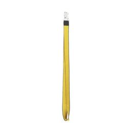 52 centimetri di cinturino in nylon giallo cordino industriale serie portachiavi lungo designer di marca logo intagliato fibbia in lega moda uomo e donna d268g