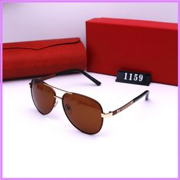 Wholesale Rimless Mens Sunglasses Designer Women Sun Glasses Outdoor Driving Beach Eyewear With Box Business Casual HD D2111308F