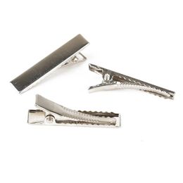 2021 Drop shipping Metal Hair Alligator Clips 35mm/40mm/45mm/55mm/65mm/75mm For Hair Style Tools Accessories 200pcs