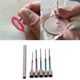 Embroidery Stitching Punch Needle Handmade Sewing Set Practical Embroidery Sewing Needle Household Tools