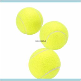 Racquet & Outdoors Wholesale- Durable Outdoor Sports Learning Exercise High Elasticity Tennis Balls For Training Drop Delivery 2021 Ntjsu