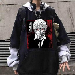Anime Hunter X Hunter Hoodies Harajuku Streetswear Sudadera Sweatshirts Clothes Y0803