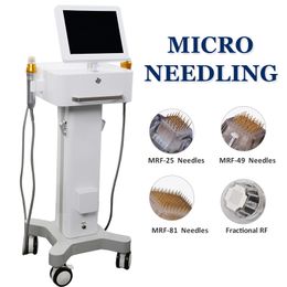 2023 Microneedle RF Wrinkle Removal Machine Face Skin Microneedling Acne Scars Treatment Facial Body Skins Tightening Equipment