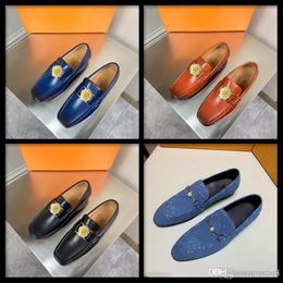A1 High Quality Cow Suede MEN FORMAL BRAND SHOES FASHION LOAFERS Male Wedding LUXURY DRESS Business Office LEATHER SHOES Flats 33