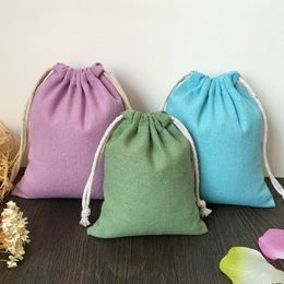 Cotton Gift Bags 8x10cm 9x12cm 10x15cm(4"x6") Party Candy Sack Makeup Jewelry Pouches