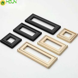 non slotted concealed handle cabinet door drawer return button modern simple hardware