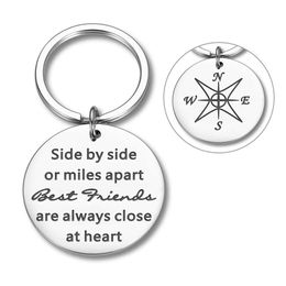 10Pieces/Lot Best Friends Keychain for Teen Girls Long Distance Friendship Gifts for Women Birthday Sisters Gifts for Best Friend BFF Keyri