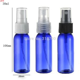 50 x 30ml Round Shoulder Plastic Perfume Bottle, Blue Spray Bottle,cosmetic packaging, cosmetic container