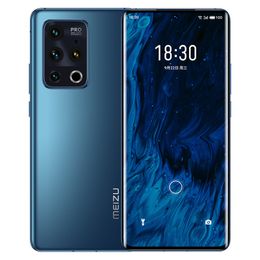 Original Meizu 18S Pro 5G Mobile Phone 12GB RAM 256GB ROM Snapdragon 888+ Octa Core 50.0MP AI NFC IP68 Android 6.7" 2K Curved Full Screen Fingerprint ID Face Smart Cell Phone