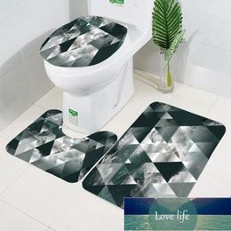 Bath Mats 3pcs Bathroom Mat Set Toilet Rugs Flannel Anti Slip Shower Carpets Home Lid Cover Room Rug Floor Mats1 Factory price expert design Quality Latest Style