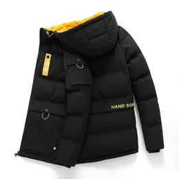 Thick Down & Parka Coat Oversize 6XL 7XL 8XL Brand Keep Warm Winter Men's Black Blue Red Padded Jacket 211129