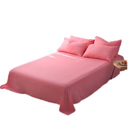 Minimalism Bed Sheet Textile Bedding Household Fashion Simple Style Bedspread Health Dust Cover Free Pillowcase Bedroom F0121 210420