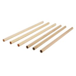 20cm/7.9inch Natural Bamboo Straw Reusable Drinking Cocktail Beverages Straws Eco-Friendly Home Party Wedding Kitchen Bar Tools JY0049