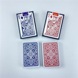 10pcs/Lot Pokers Game Poker Card Plastic Playing Cards Baralho Baccarat Texas Holdem Waterproof Frosting Board Entertainment