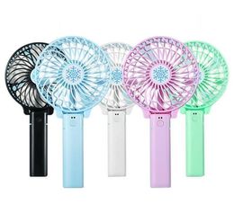 USB Charging Fans Party Handheld Portable Rechargeable Folding Fan Mini Removable Rotating Hand Held Outdoor Pocket Fans Summer GYL10