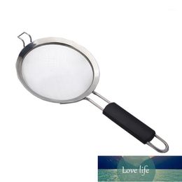 Frying Kitchen Sieve Dumpling Fine Mesh Non Slip Handle Cookware Tools Durable Hot Pot Strainer Filter Stainless Steel Flour Oil1