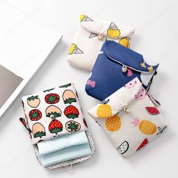 Organiser Storage Bags Women Wallets Mini Sanitary Napkin Bag Canvas Coin Purse Card Holder