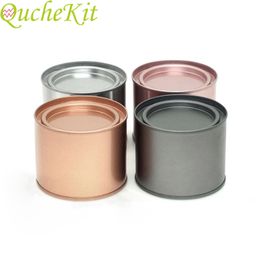 12pcs Metal Storage Box Sealed Jars Cookie Cake Packaging Box Coffee Cream Tin Jars Flower Potted Pot Home Decor