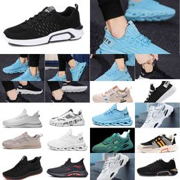 DZM6 Laufschuhe Herren-Sneaker-Laufschuh 2021 Slip-On-Trainer Bequeme, lässige Walking-Sneaker, klassische Segeltuchschuhe, Outdoor-Tenis-Footwear-Trainer, 29