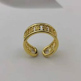 rings outlet Australia - 75% Discount On Factory Outlet Sai's New Arc de ring high quality golden smooth sweet cool style geometric badge open