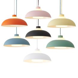 Pendant Lamps Nordic Modern Ceiling Aluminum Lights Living Room Dining Table Kitchen Aisle Bedside Decorative Lighting