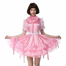 Pink Satin Sissy Dress Online Shopping 