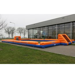 Custom portable blow up Inflatable football Pitch,Inflatables soccer field,aerated footballs Court Arena for outdoor game