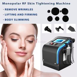 Portable radio frequency monopolar body slimming machine facial skin rejuvenation face care cellulite removal spa salon rf equipment