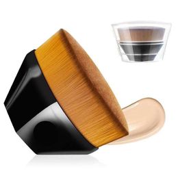 Hexagon Diamond Makeup Brush Beauty Powder Face Blush Brushes Portable Professional Foundation Brush Large Cosmetics Soft Base Make up