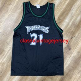StitchedKEVIN GARNETT 90s CHAMPION BASKETBALL JERSEY Embroidery Custom Any Name Number XS-5XL 6XL