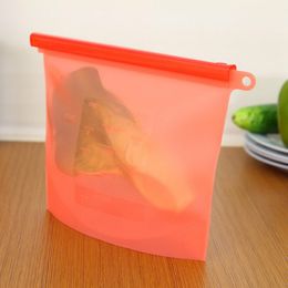 Reusable Silicone Storage Containers Food Preservation Bag Airtight Seal Foods Container Versatile Cooking Bags KKB7250