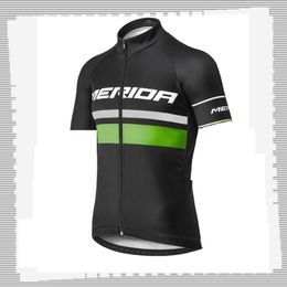 Cycling Jersey Pro Team MERIDA Mens Summer quick dry Sports Uniform Mountain Bike Shirts Road Bicycle Tops Racing Clothing Outdoor Sportswear Y21041241