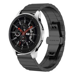 GT часы из нержавеющей стали ленты для Samsung Galaxy Watch 46 мм / 42 мм / активный 2 ремешка передач S3 пограничный диапазон Huawei часы GT 2 браслет H0915