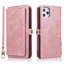 Wallet Cases For iPhone 12 Mini 11 Pro Max Leather Cover For iPhone SE XS XR X 6 6s 7 8 Plus Cards Holder Phone Coque