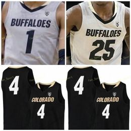 NCAA College Colorado Buffaloes Basketball Jersey 35 Walton 4 Chauncey Billups 21 Derrick White 3 Maddox Daniels 25 Dinwiddie 10 Burks Custom Ed