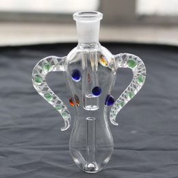 Ox Horn Nectar Collectors Body Hookahs Titanium Tip 14mm GR2 Mini Glass Pipe Oil Rig Straw Concentrate Dab Bong