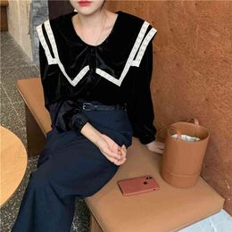 spring Vintage cotton Shirt female Oversize Tops Women Long sleeve Girls Blouse Summer Plus Size Blouses femme Blusas 210423