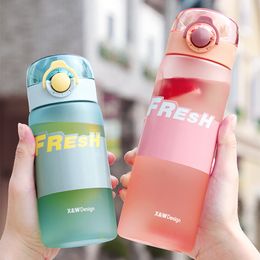 Space Cup Plastic Sports Water Bottle Drink Portable Sport Bike Cycling Durable 500ml 700ml My Bottles